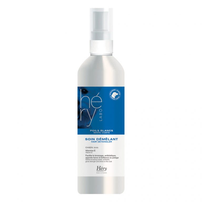Héry Labo White coats Hair detangler for dog Héry Laboratories